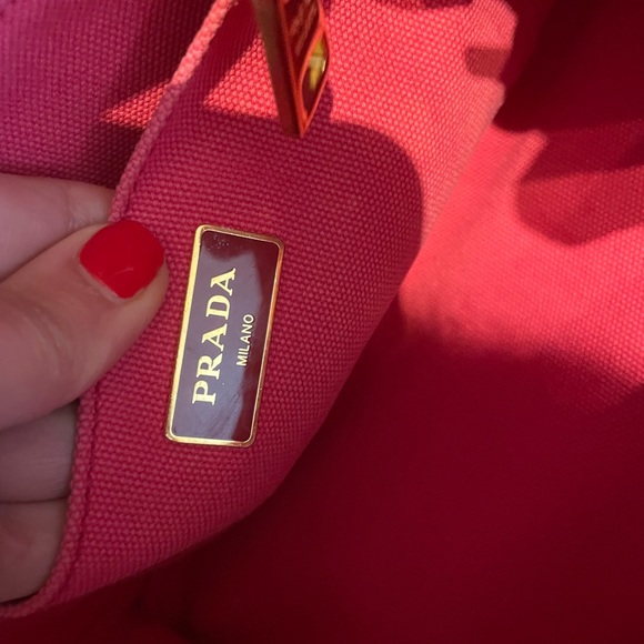 Prada canvas tote-100% auth guaranteed - Picture 13 of 17